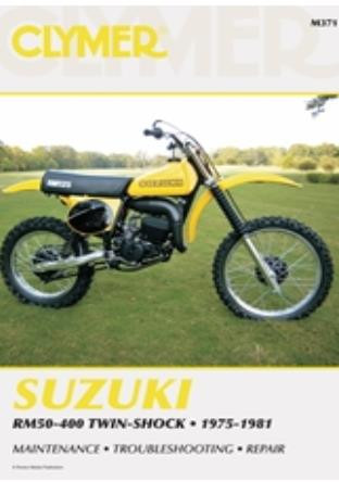 CLYMER Manual -  Rm50-400 Twin Shock, M371