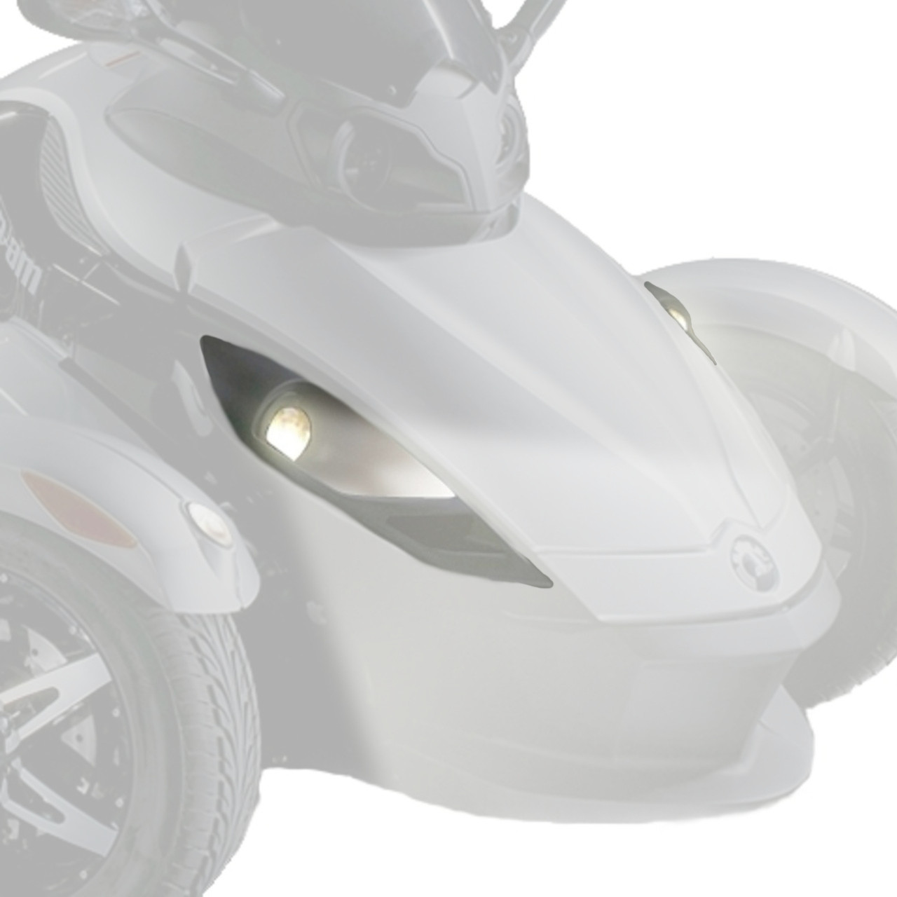 Can-Am New OEM Spyder Roadster Front Halogen Light Set Fog Lamp Kit 219400084