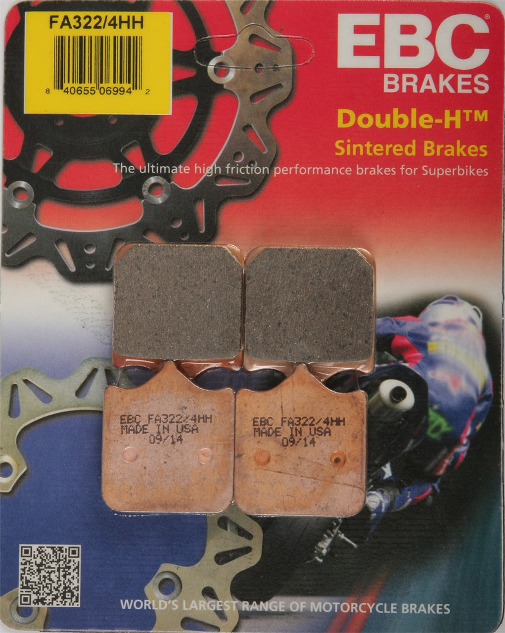 Ebc New Standard Brake Pads, 15-322/4H