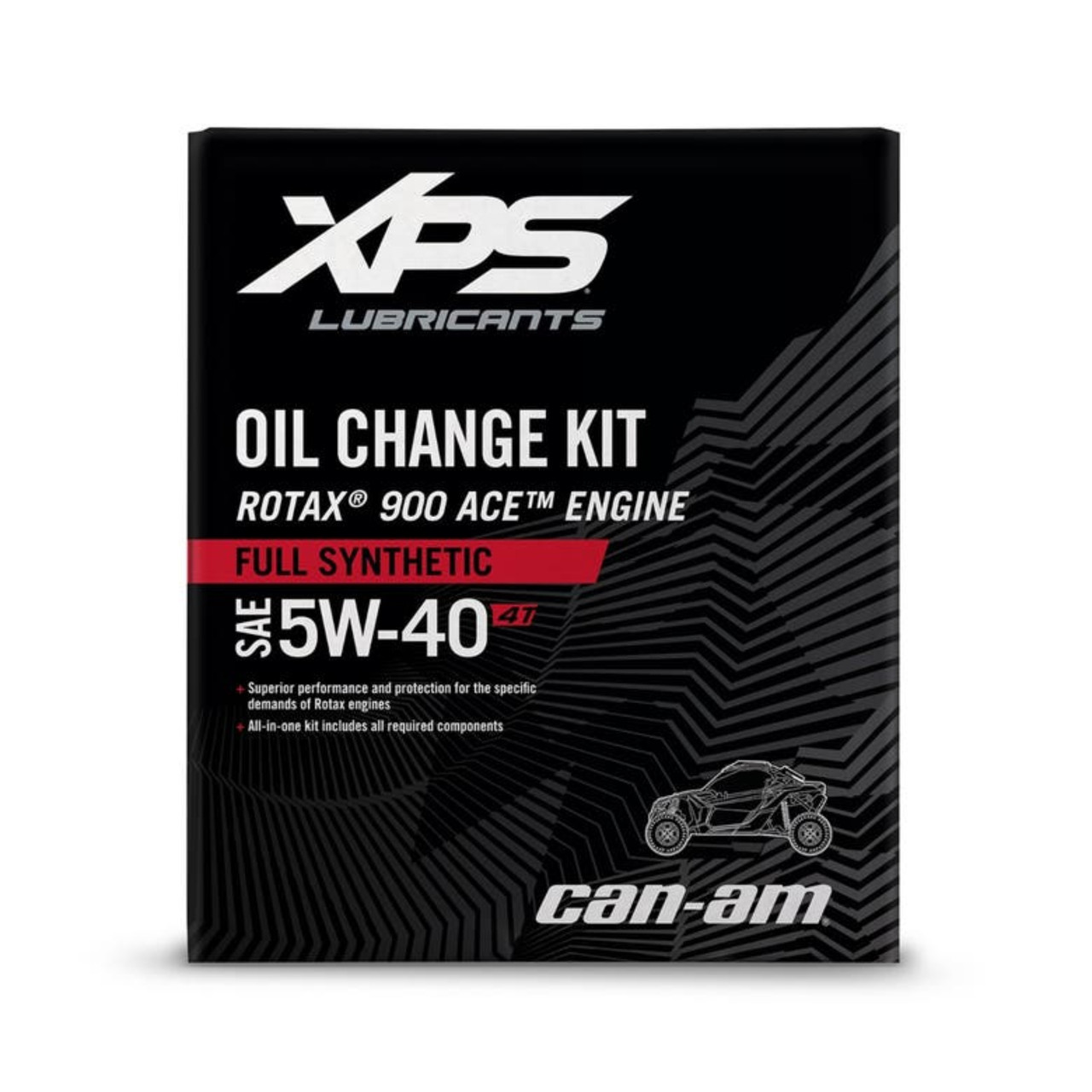 Can-Am New OEM 4T 5W-40 Full Synthetic Oil Change Kit, 9779260, 9779489