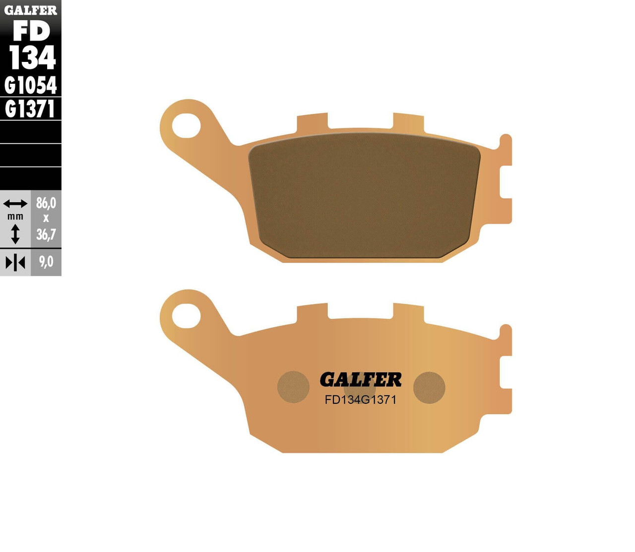 Galfer New HH Sintered Brake Pads, 17-134H