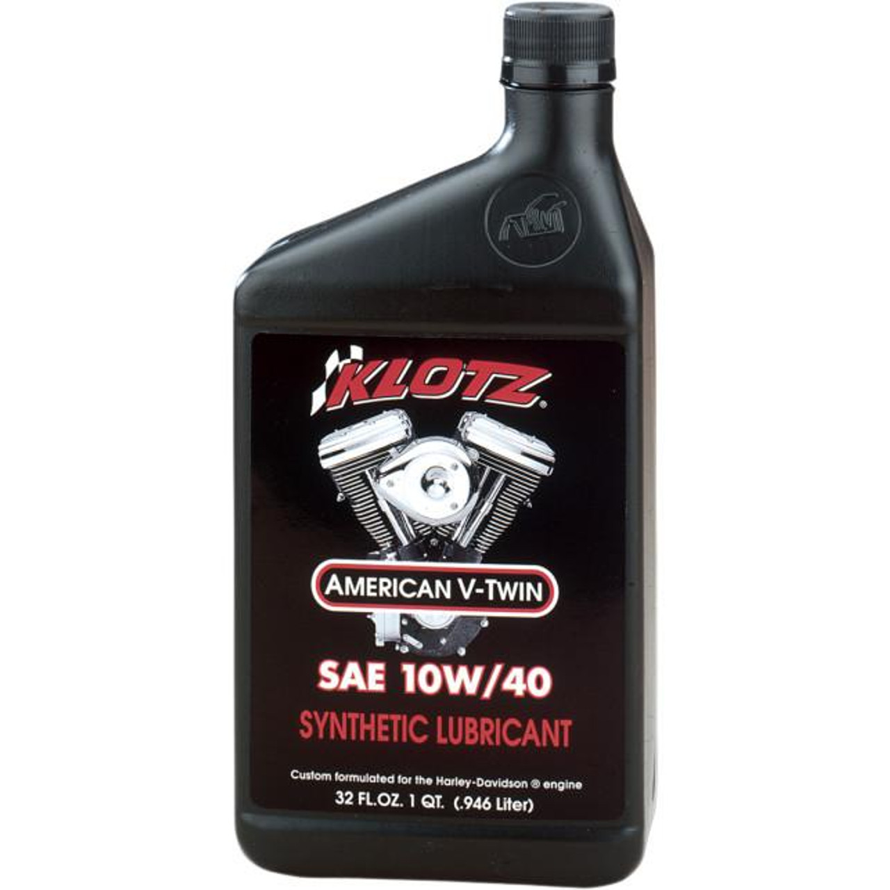 KLOTZ OIL V-Twin Synthetic Engine Oil - 20W-50 - 1 U.S. Quart, KH-2050