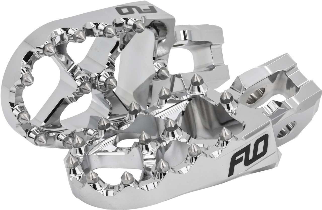 Flo Motorsports New Pro Series Footpegs, 122-8041CR