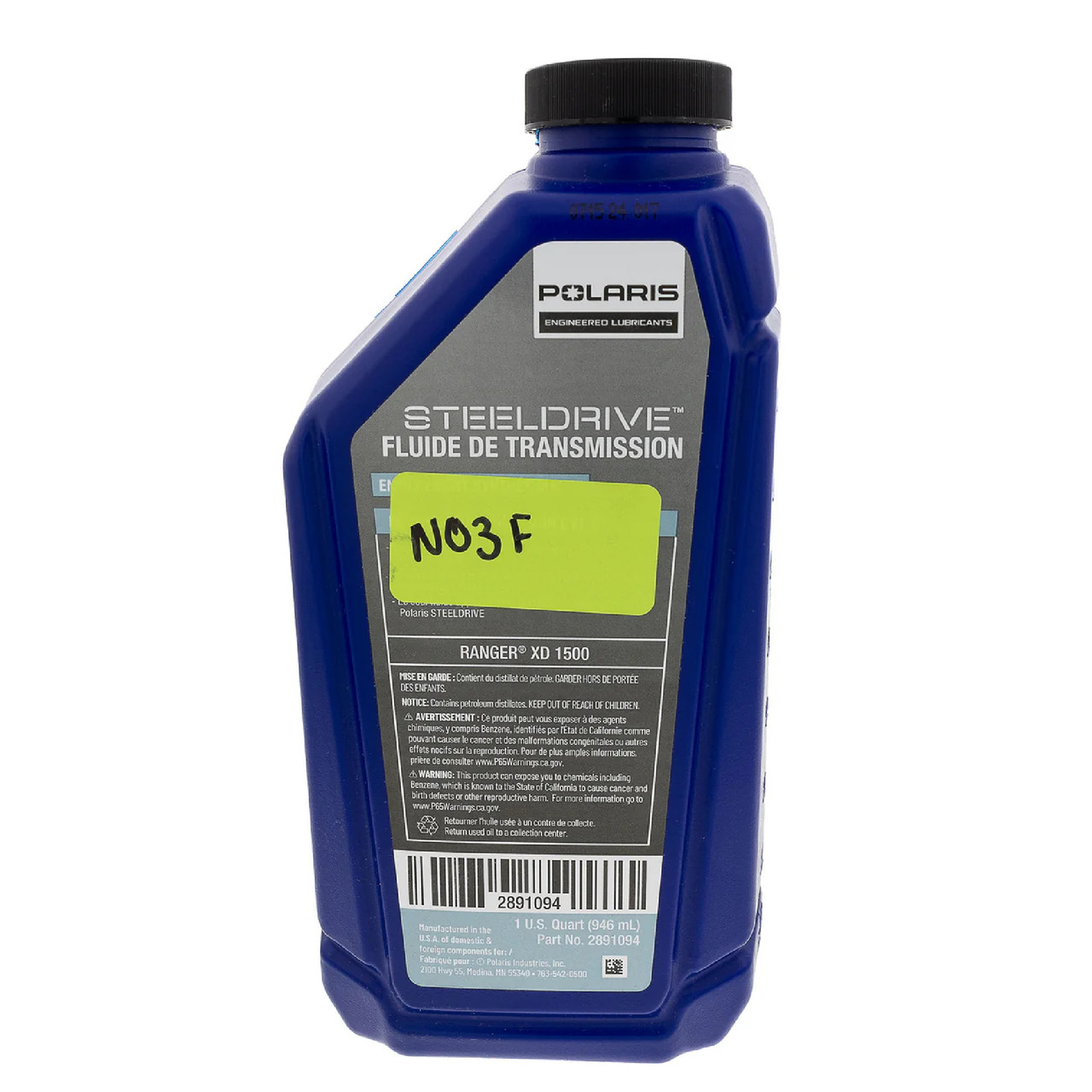 Polaris OEM Xd Steeldrive Fluid, 2891094
