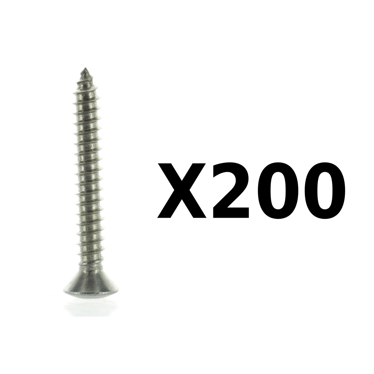Sea-Doo New OEM M4.2x32 Philips Tapping Screw QTY 200, 209943260