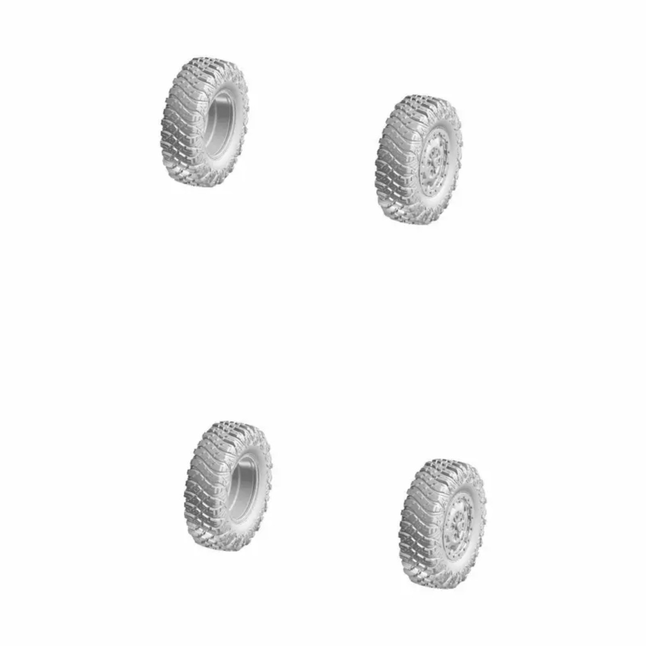 Polaris New OEM Pro Armor Wheel & Tire Set: Crawler XR, 30" × 10" R15, 2890673