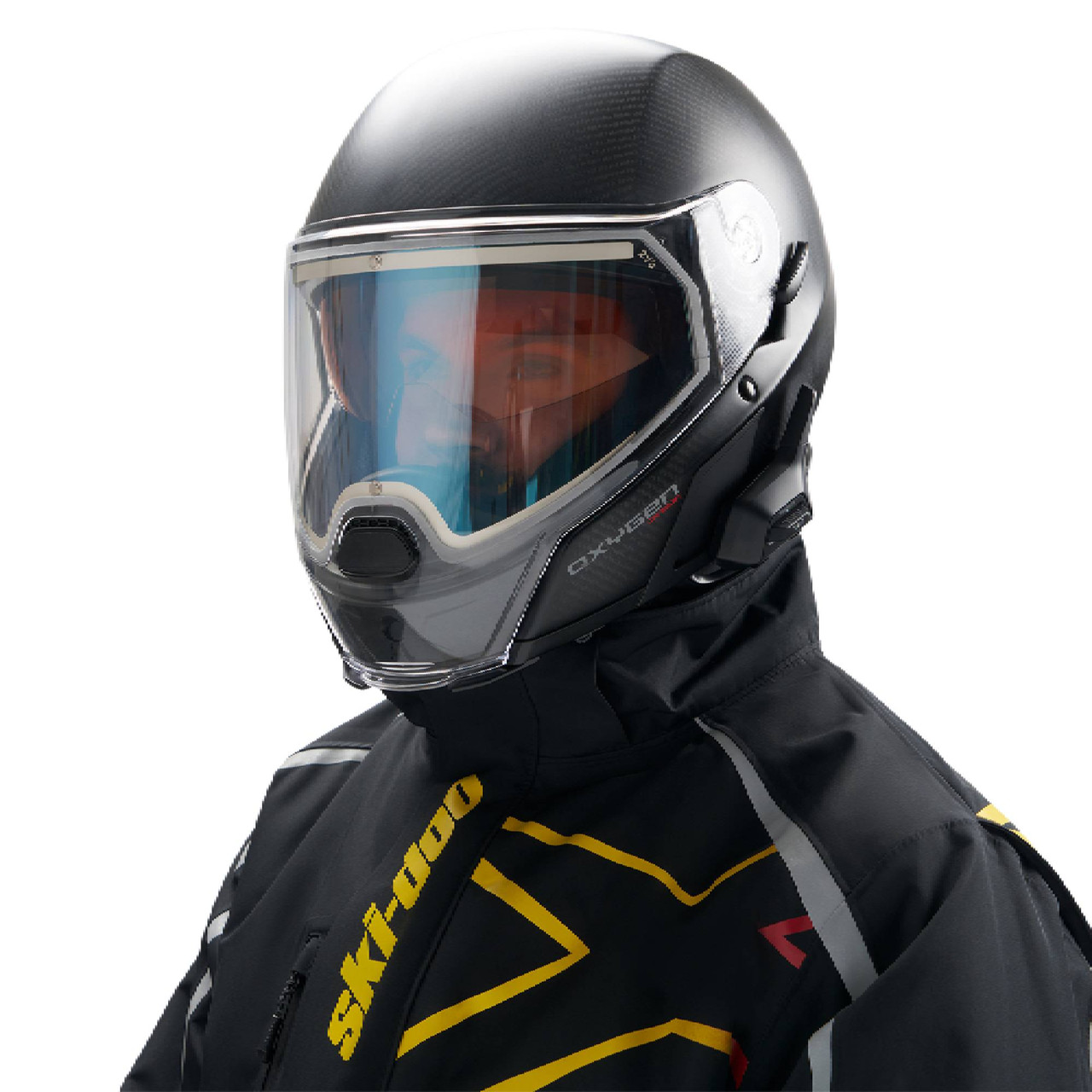 Ski-Doo OEM Oxygen Flow Carbon Helmet (DOT), 9290950990