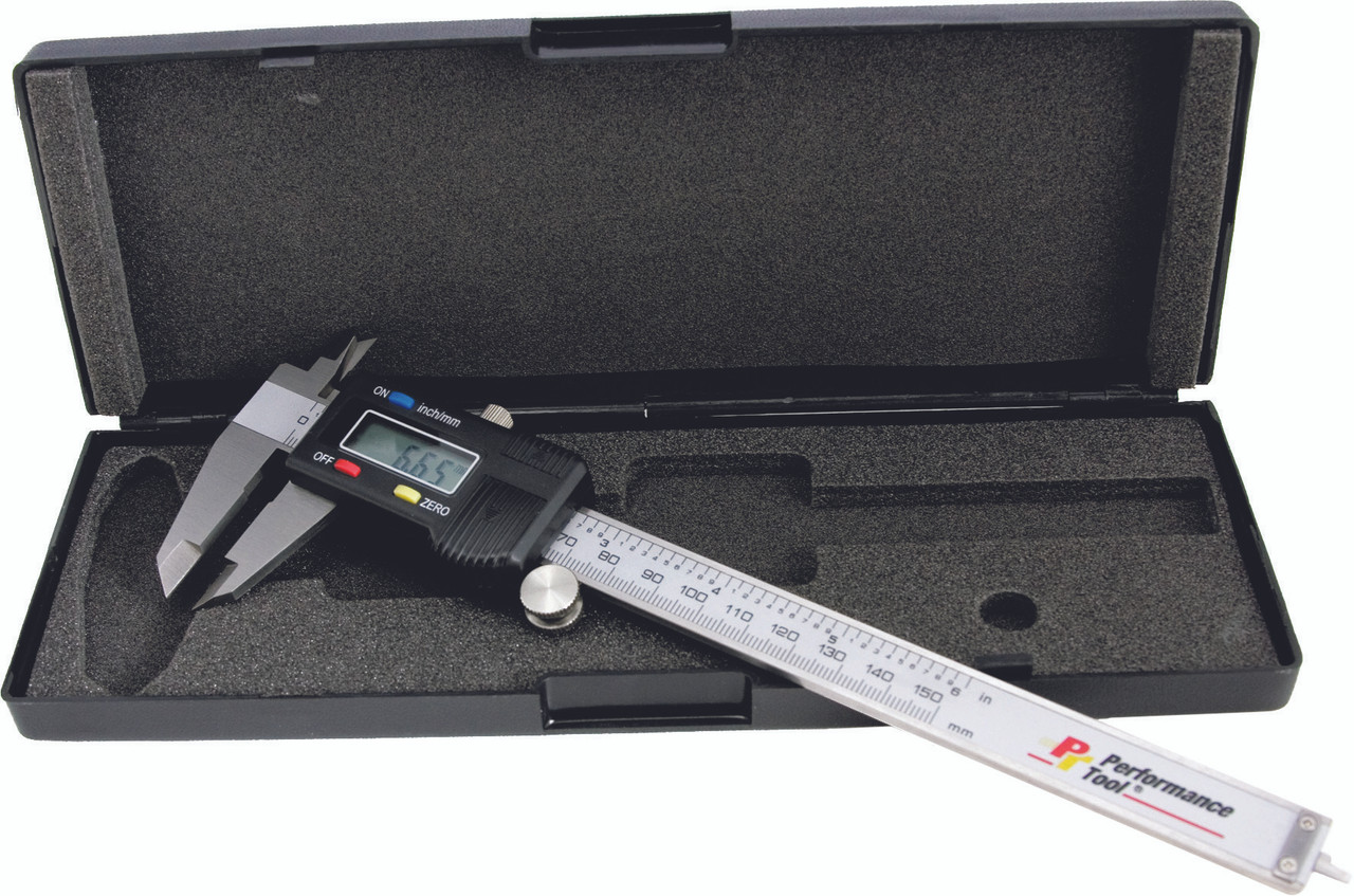 PERFORMANCE TOOL Digital Caliper, 117-1092