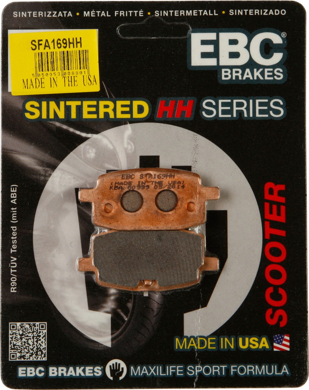 Ebc New Sintered HH Brake Pads, 153-169H