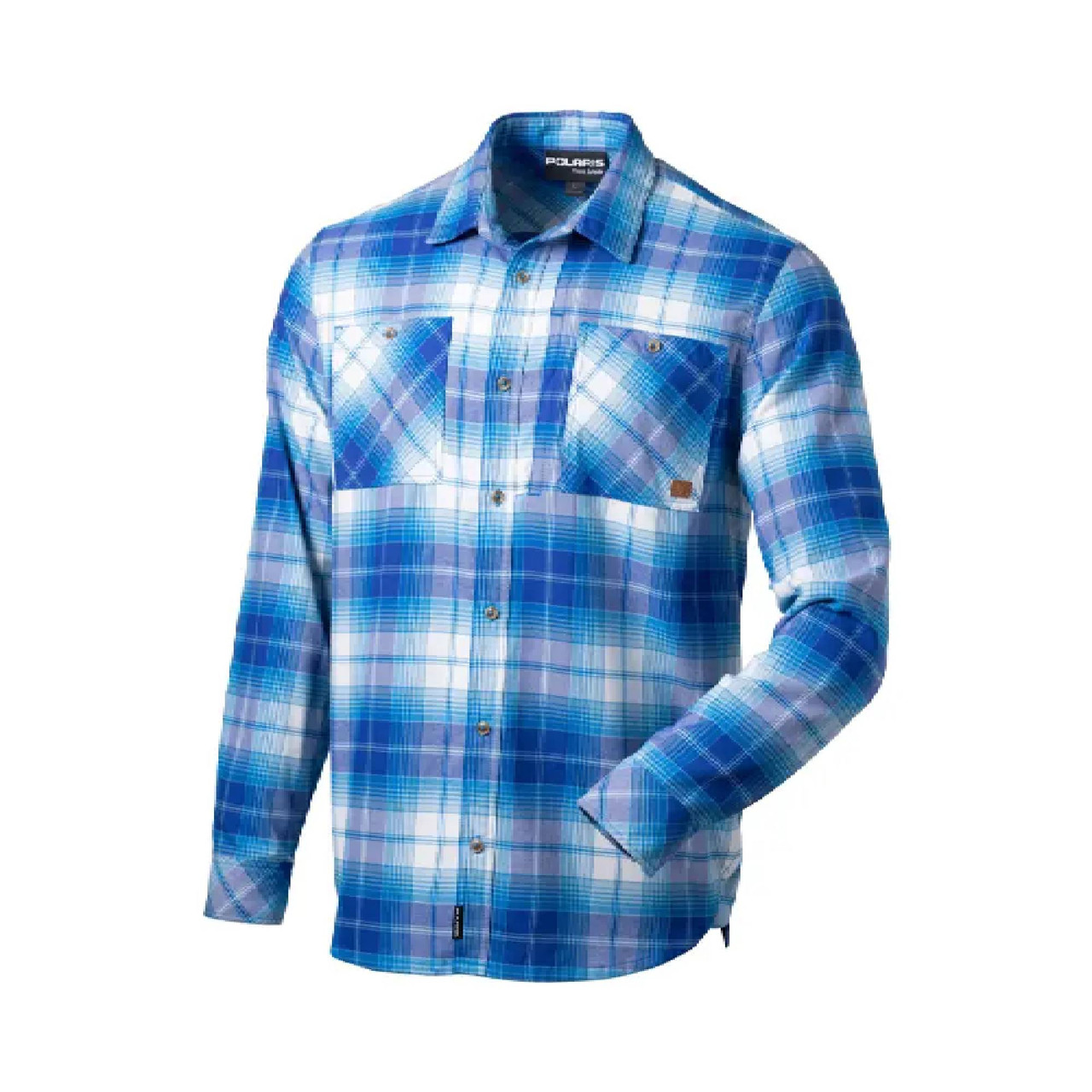 Polaris New OEM Men's Plaid Flannel Shirt, Large, 286467106