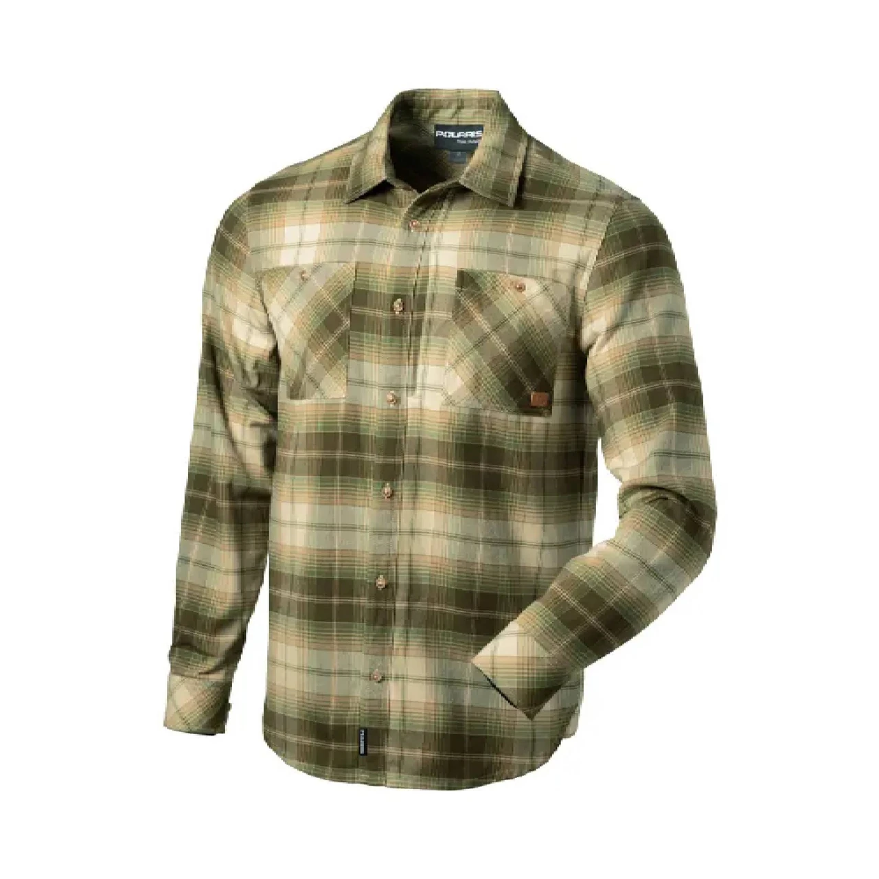 Polaris New OEM Men's Plaid Flannel Shirt, Medium, 286467203