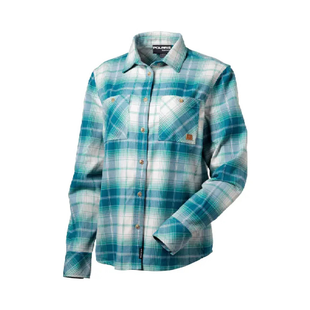 Polaris New OEM Women's Plaid Flannel Shirt, X-Large, 286467409