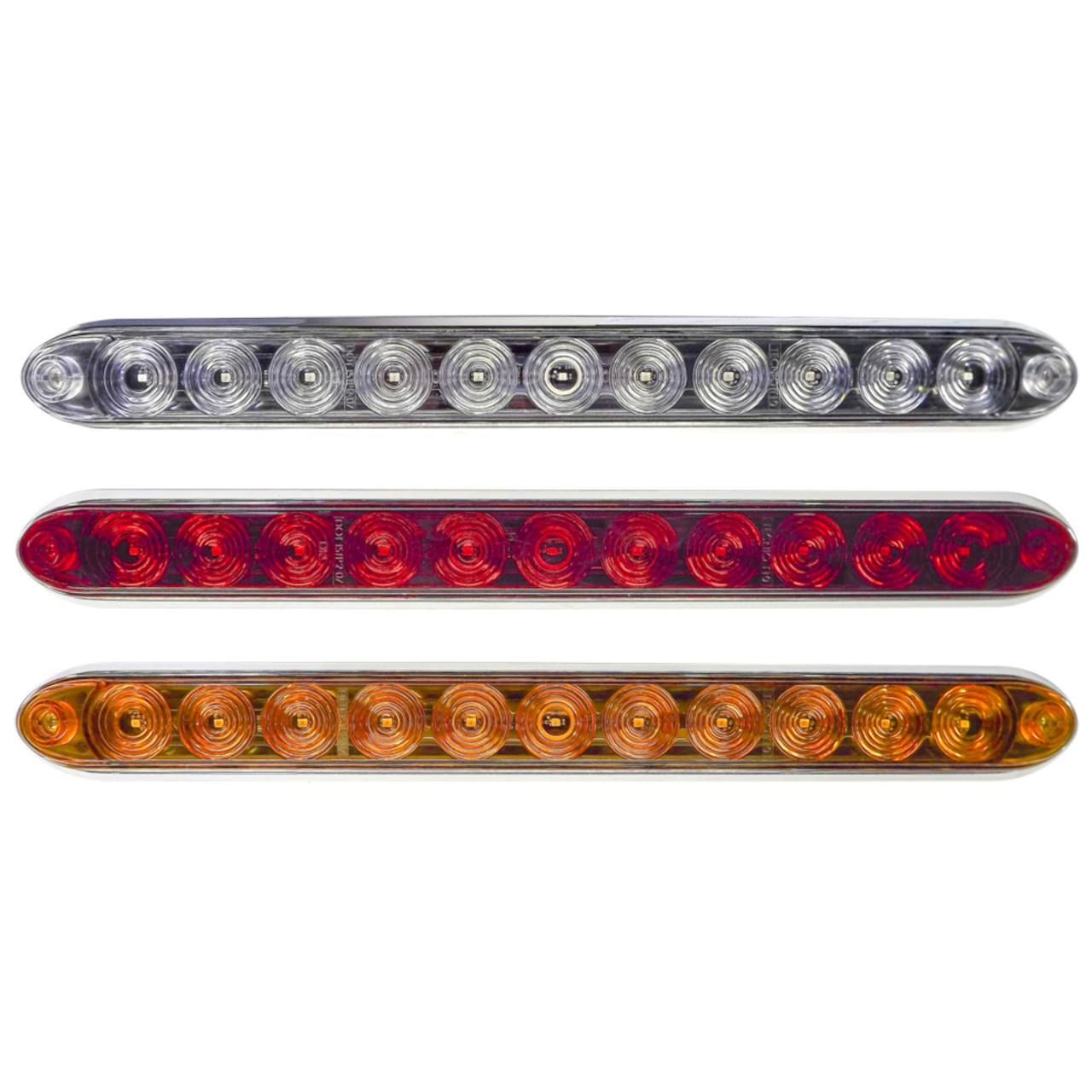 Tecniq OEM Amber Low Profile Turn/ID Bar Amber Lens, T13-AA00-1 Tecniq OEM Amber Low Profile Turn/ID Bar Amber Lens, T13-AA00-1