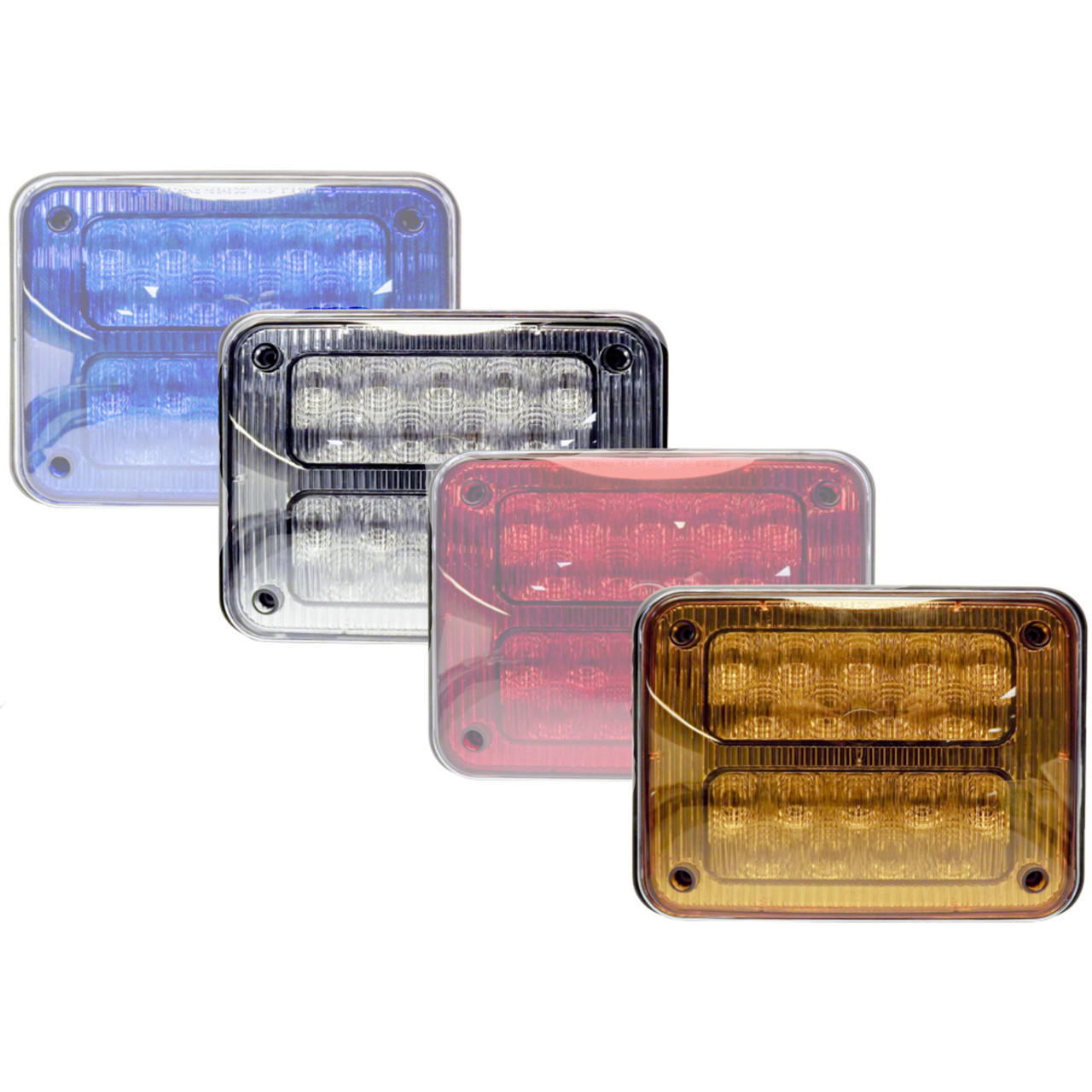 Tecniq OEM K90 AutoSync White Amber Flasher Lamp Clear Lens, K90-WA00-1 Tecniq OEM K90 AutoSync White Amber Flasher Lamp Clear Lens, K90-WA00-1