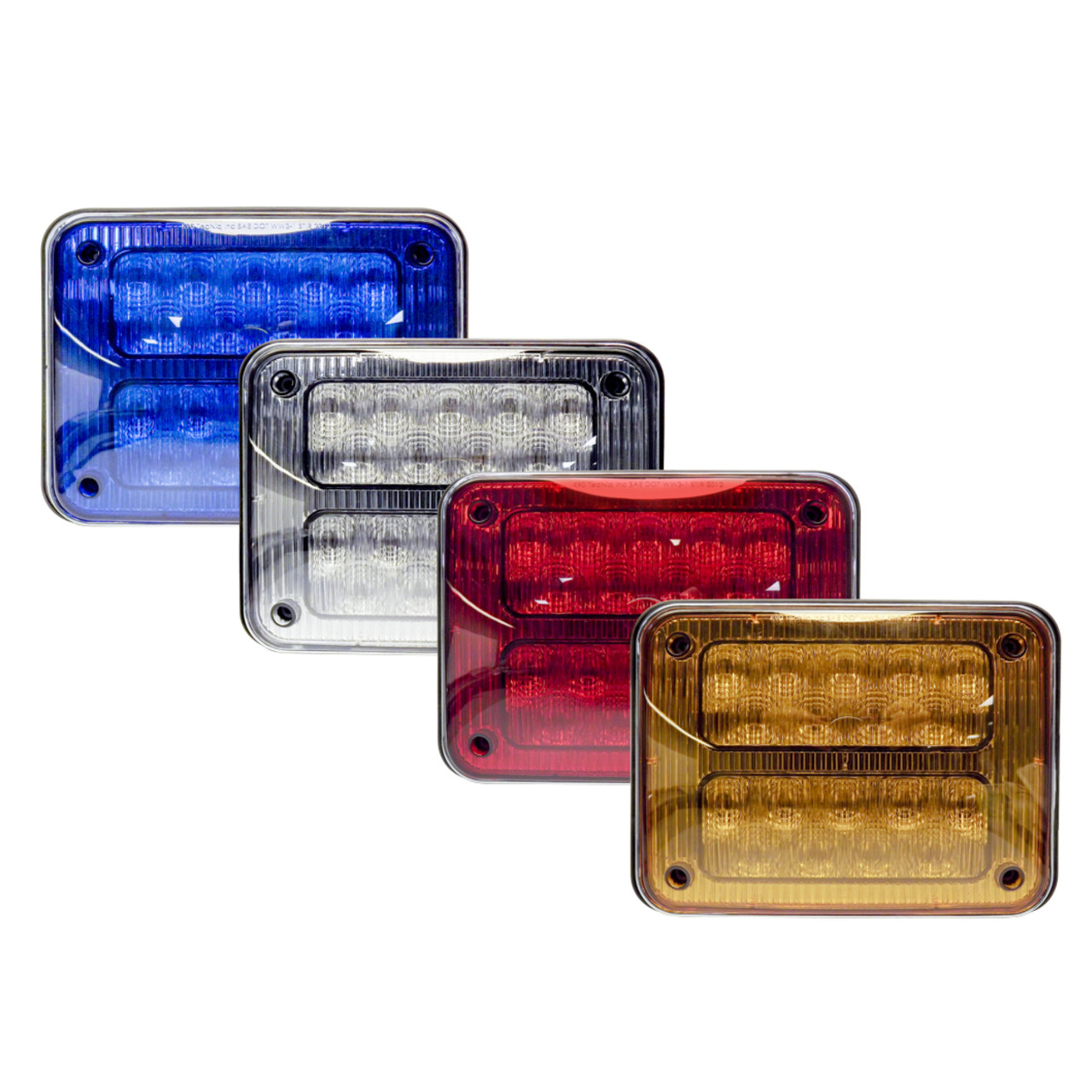 Tecniq OEM K90 AutoSync Red Flasher Lamp Red Lens, K90-RR00-1