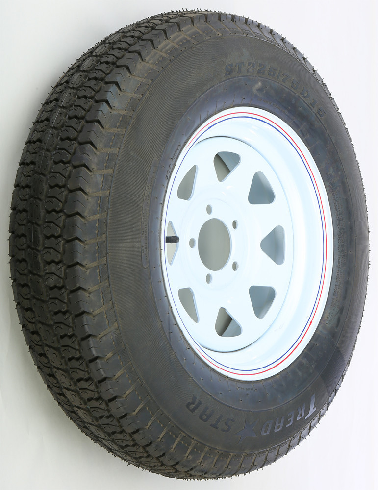AWC Trailer Tire & 8 Spoke Steel Wheel Assembly, 58-8168