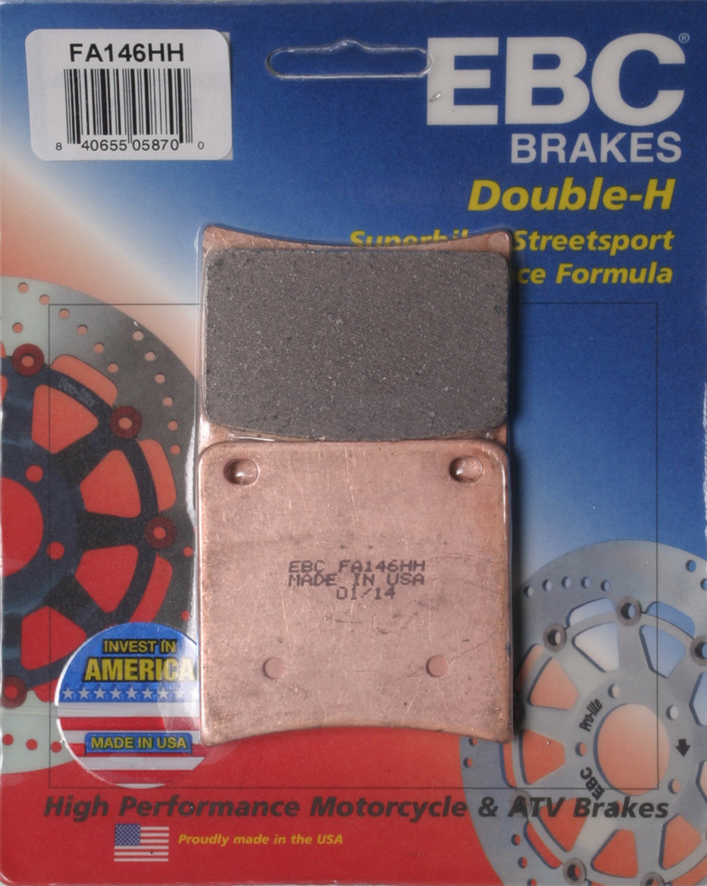 EBC Standard Brake Pads, 15-146H