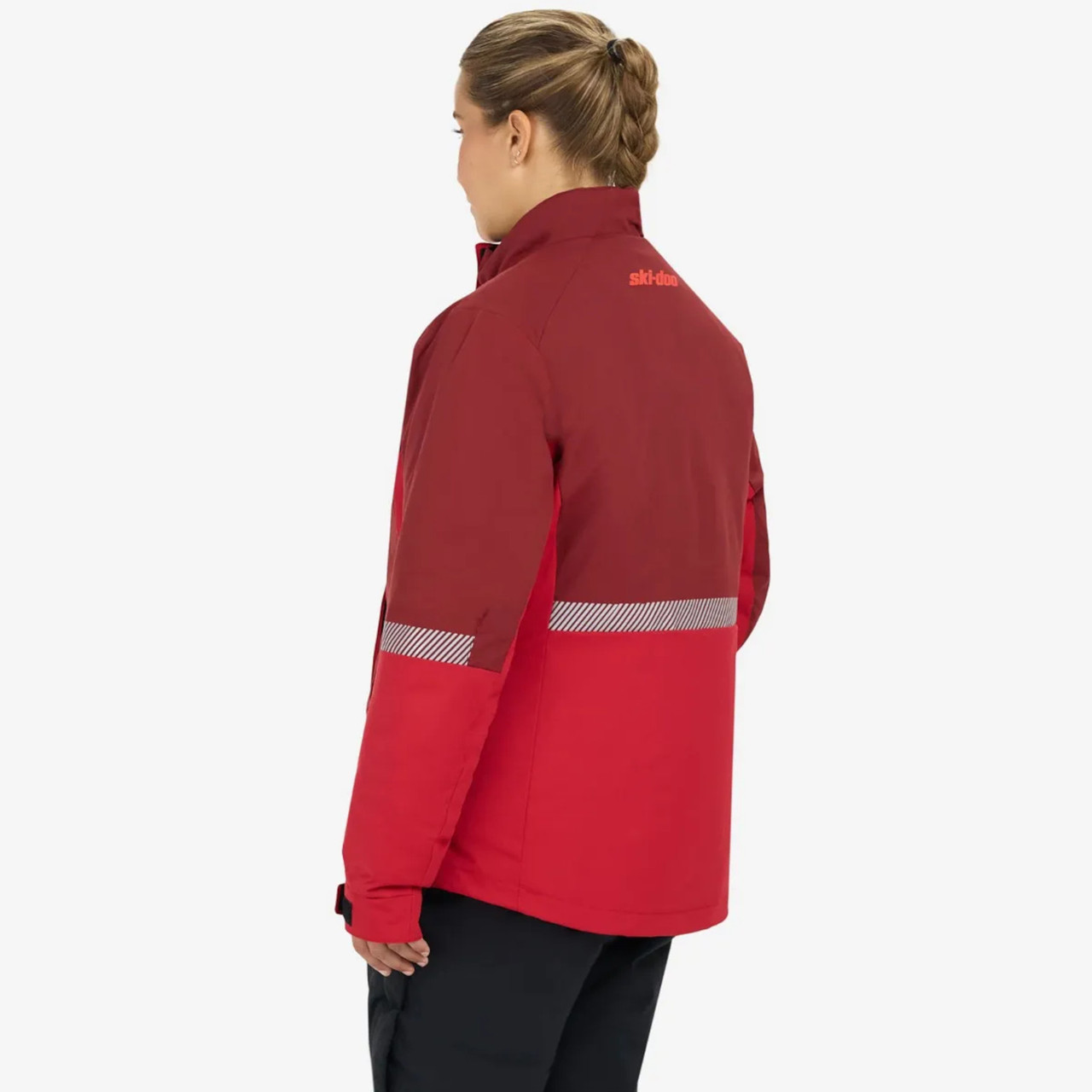 Ski-Doo New OEM, Women's Vasa Jacket, Large, Burgundy, 4409440935