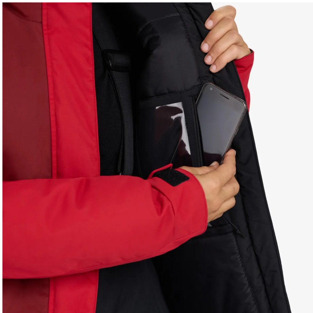 Ski-Doo New OEM, Women's Vasa Jacket, XL, Burgundy, 4409441235