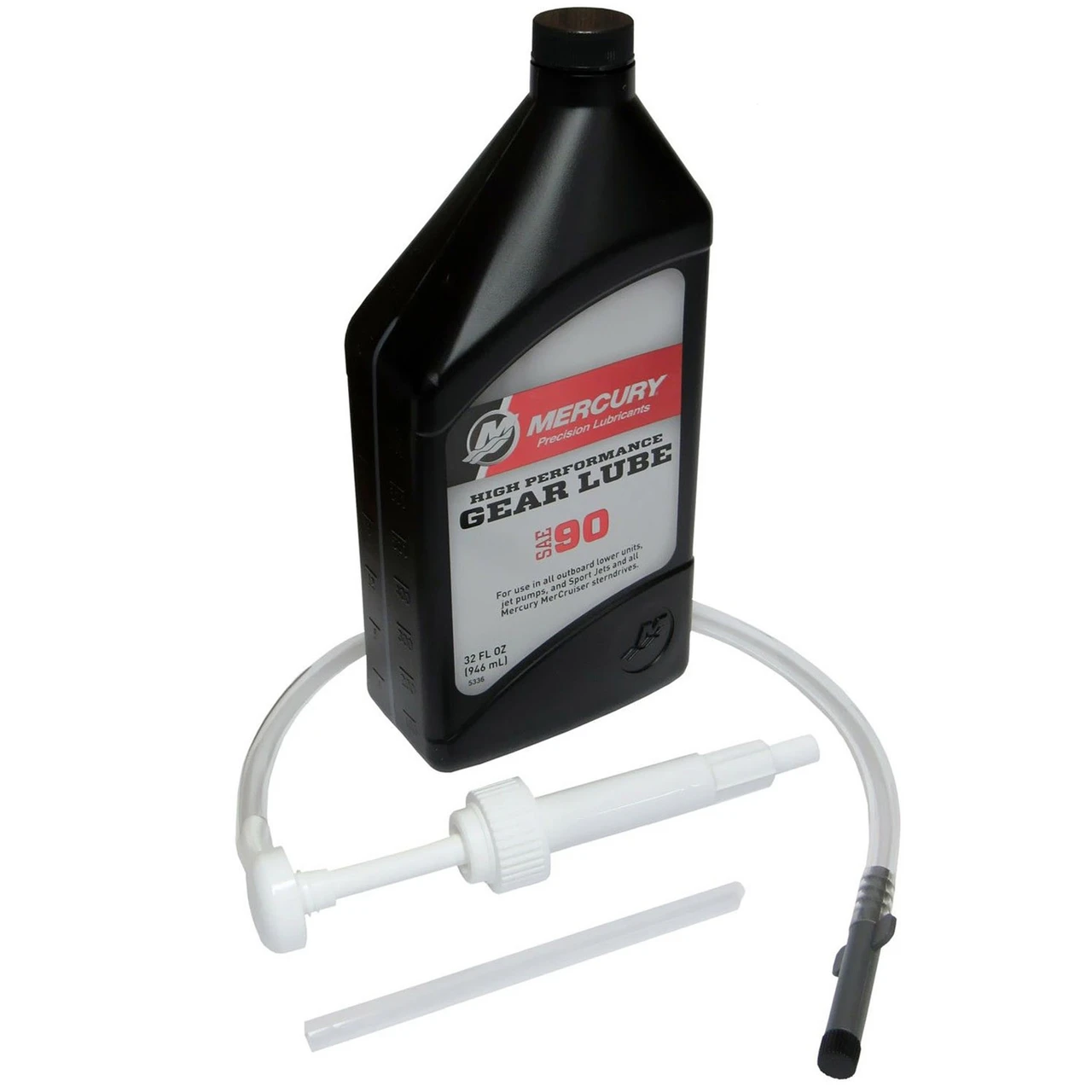 Mercury Marine/MerCruiser New OEM Gear Lube and Hand Pump, 1 Qt, 91-8M0101435
