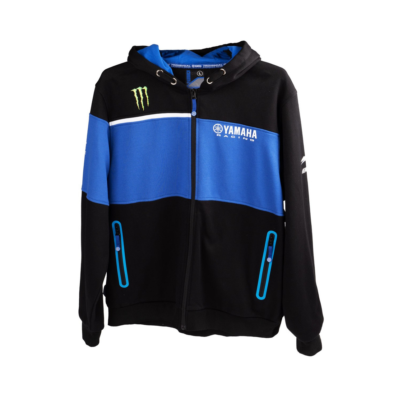 Yamaha New OEM, Paddock Factory Racing Monster Hooded Sweatshirt CRP-20HPM-BK-SM