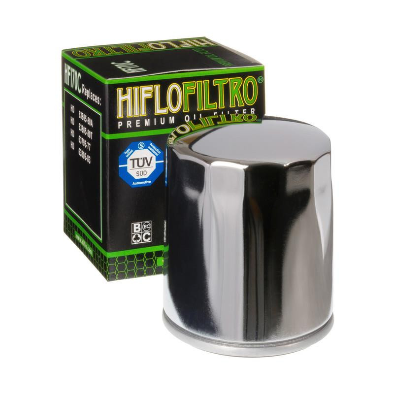 HIFLOFILTRO Oil Filter - Chrome, HF170C