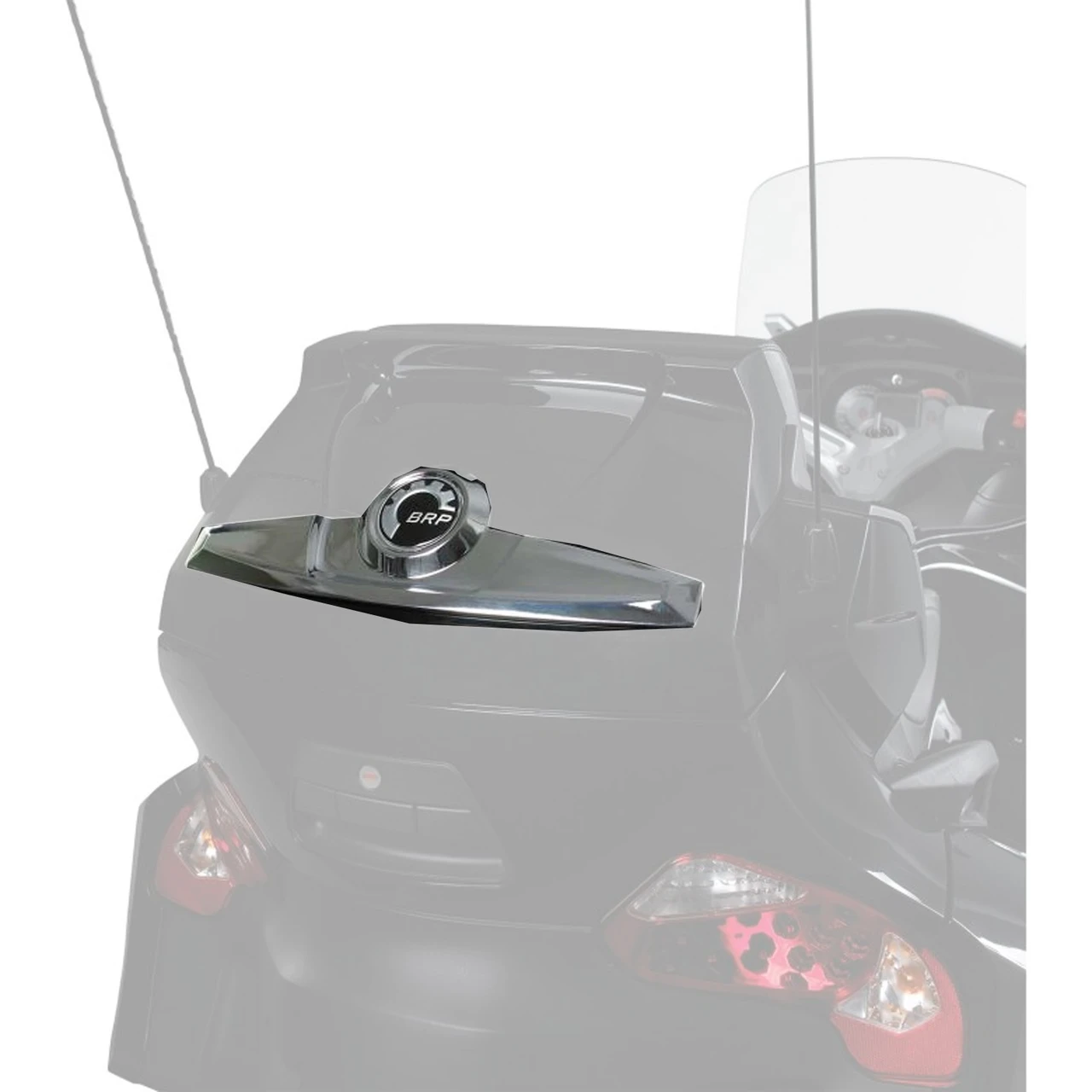 Can-Am New OEM, 2018 And Prior Spyder RT Rear Top Cargo Trim, 219400192