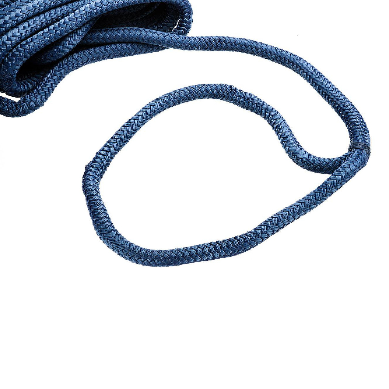 Seachoice New Double Braid Nylon Dock Line 5/8''x30' Navy, 50-46991