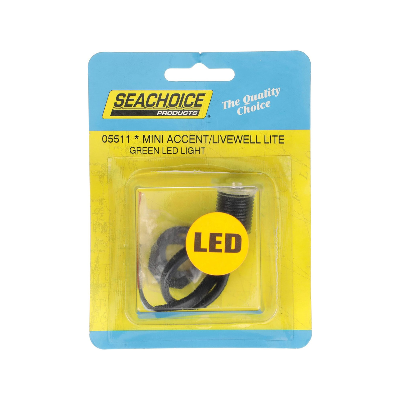 Seachoice New Mini Livewell Light SS Blue, 50-05501