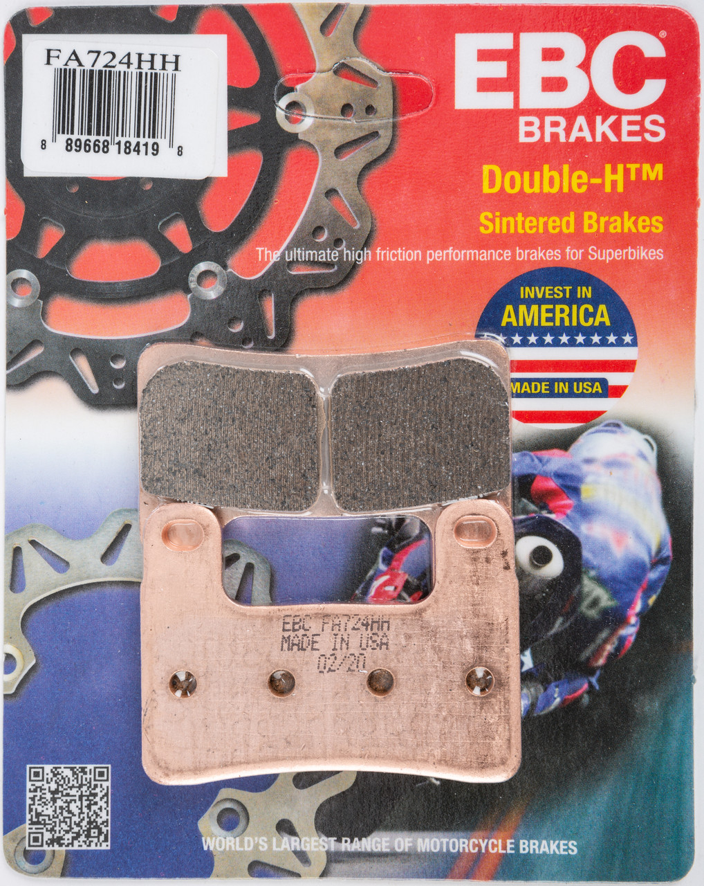 EBC Sintered HH Brake Pads, 15-724H