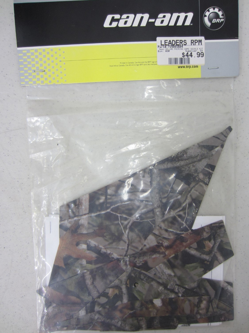 Can-Am Outlander ATV Deluxe Fairing Camo Decals Sticker Kit 715001684