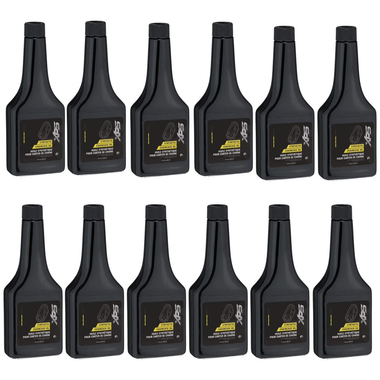 Ski-Doo New OEM XPS Synthetic Chaincase Oil, 12 - 12 Fluid Ounce bottles 9779156