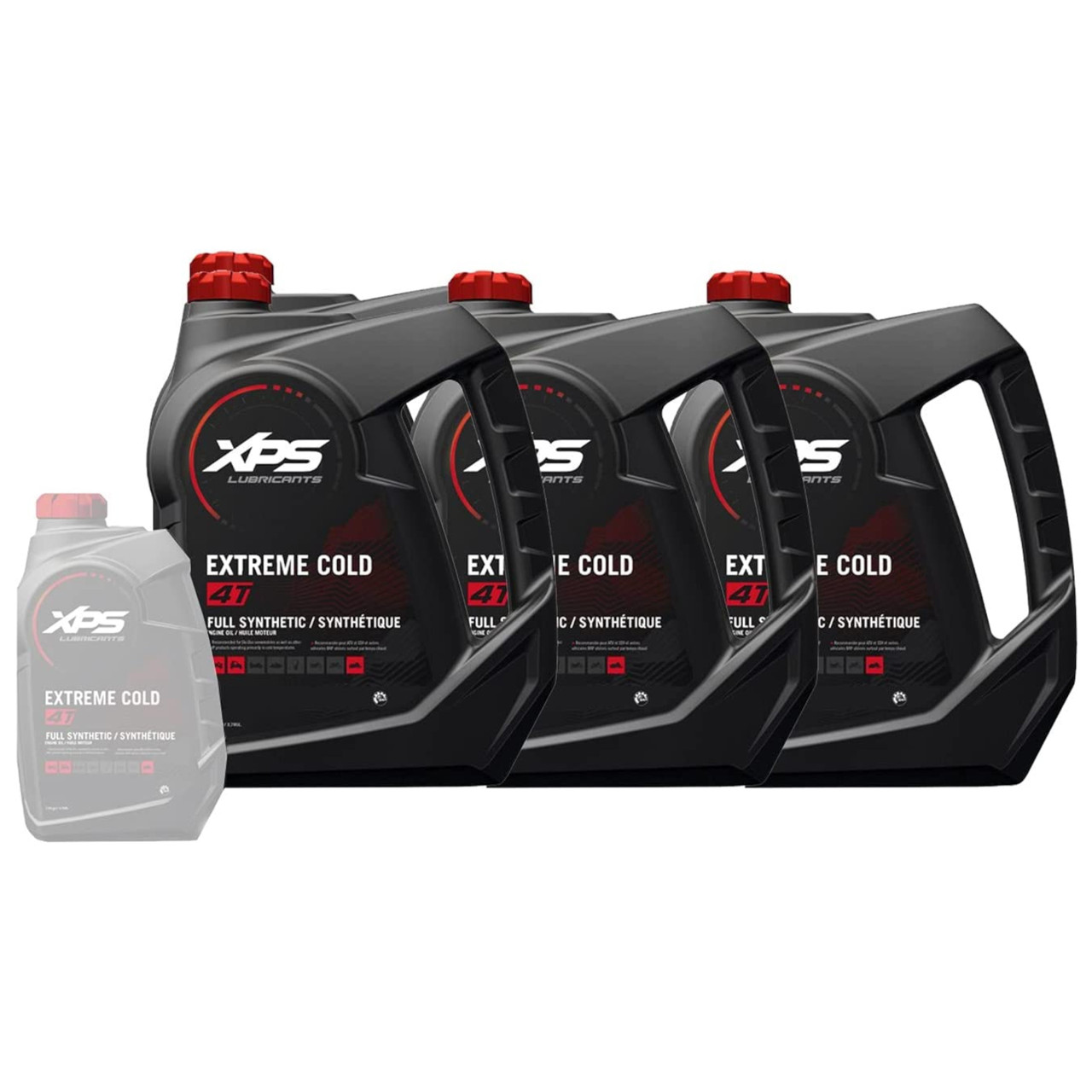 Can-Am New OEM, XPS 4-Stroke 0W-20 Extreme Cold Synthetic Oil 3 Gallons, 9779146