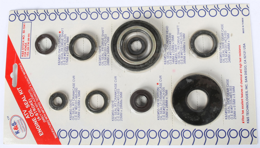 K&S Engine Oil Seal Kit, 950-1041