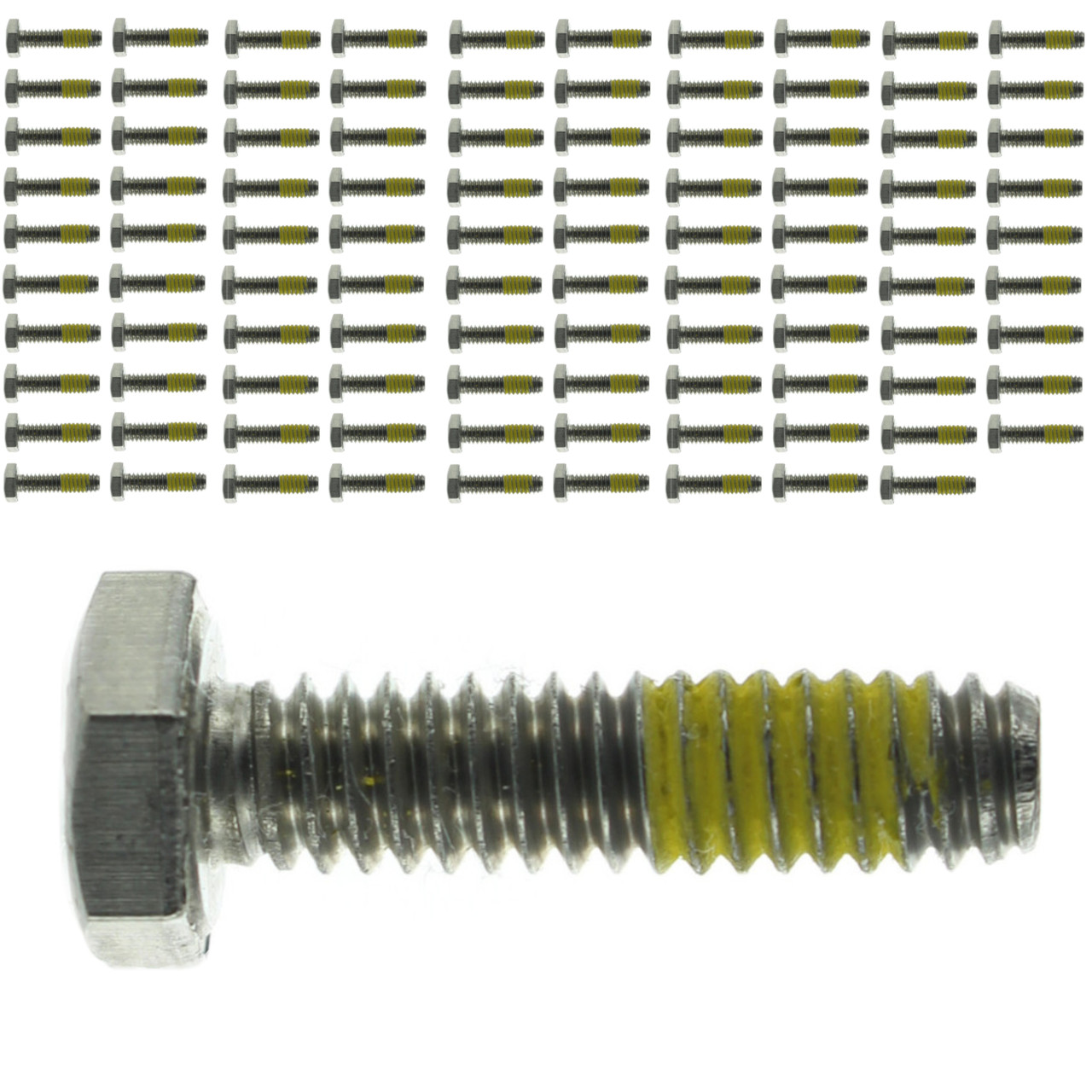 Sea-Doo OEM Hex Screw, 1/4"-2 X 1”, Pack of 100, 211000054