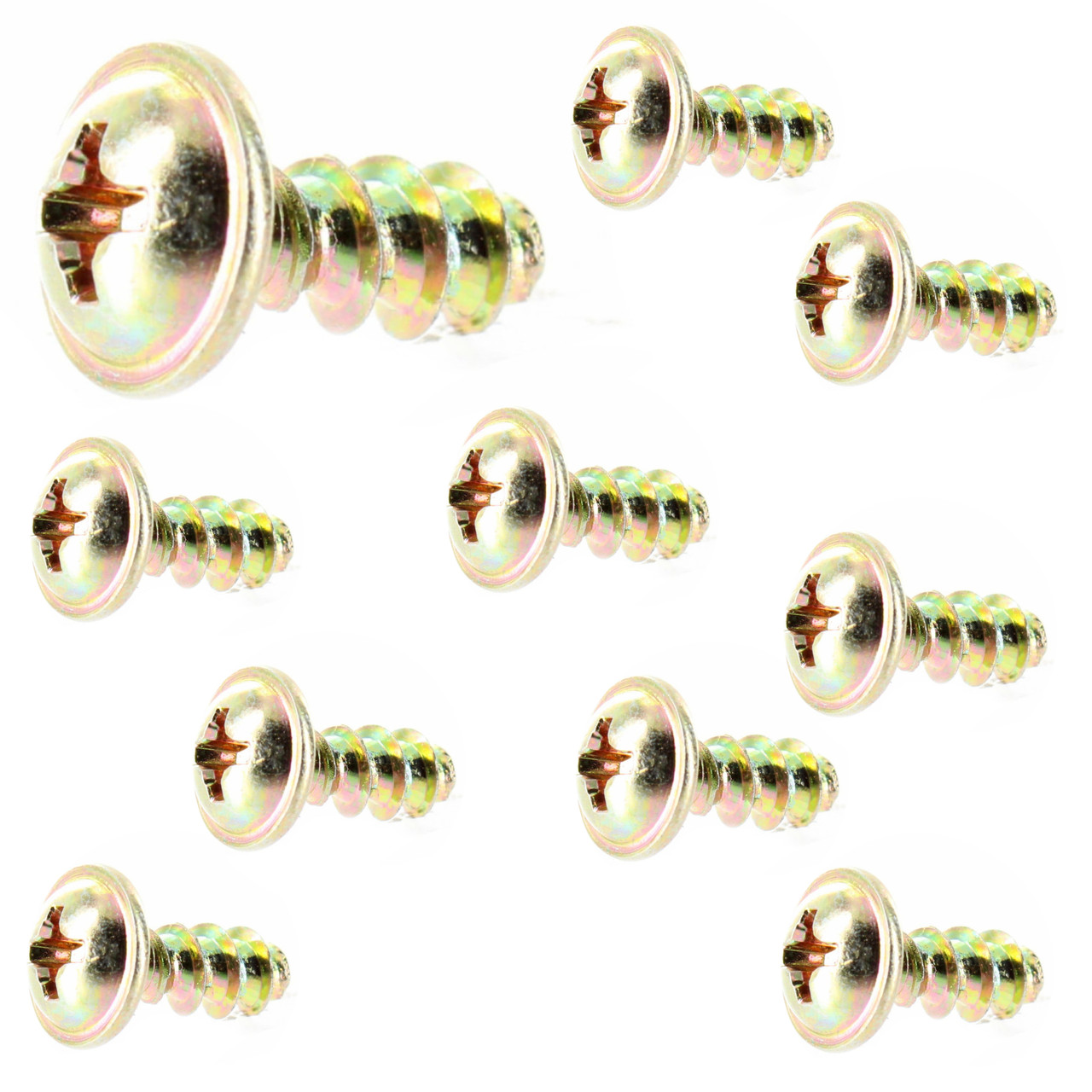 Can-Am OEM Electrical System Assembly Phillips Screw (K40 X 10) 10 Pack 241641040