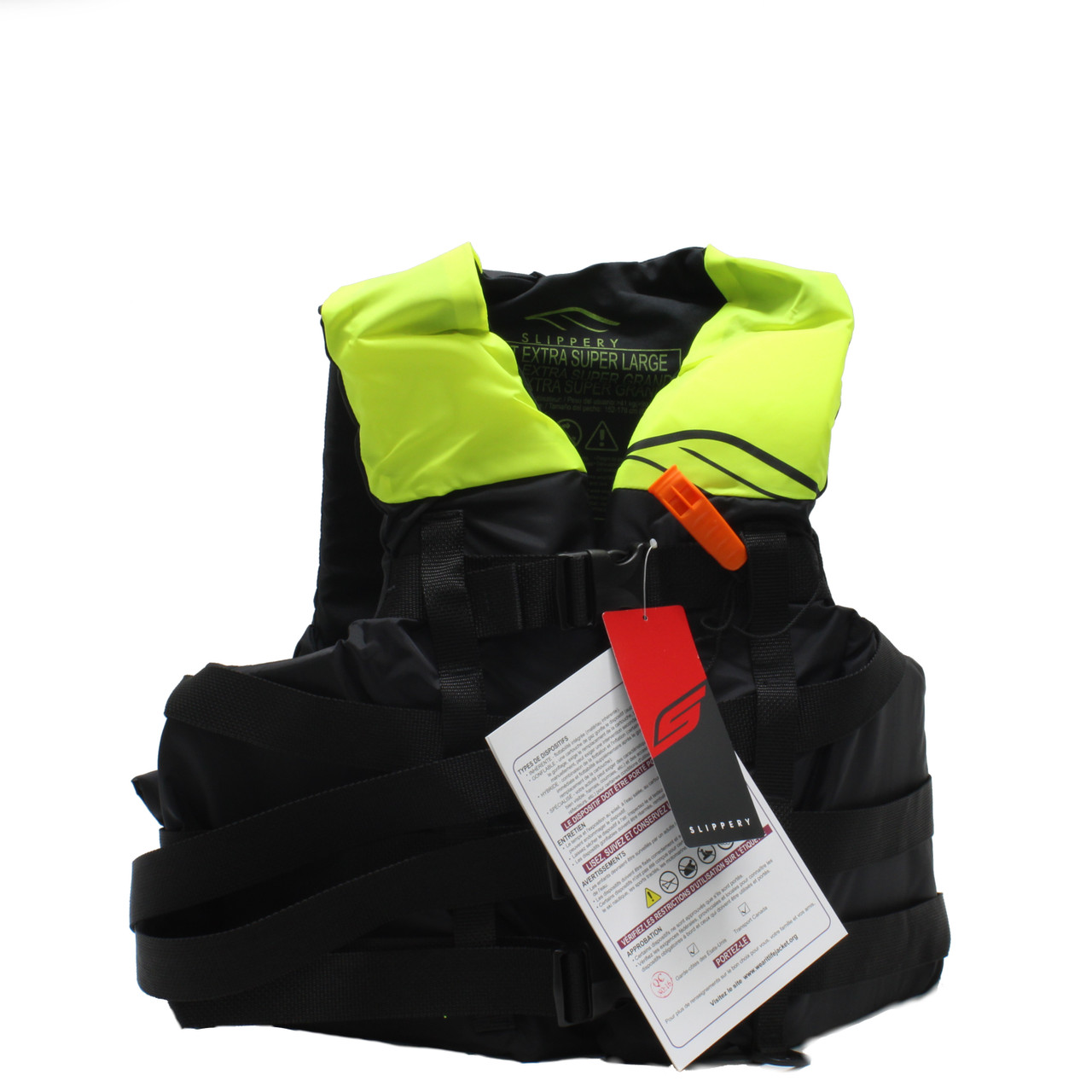 SLIPPERY Vest Hydro Men Bk/Yl 4Xl+, 32400875