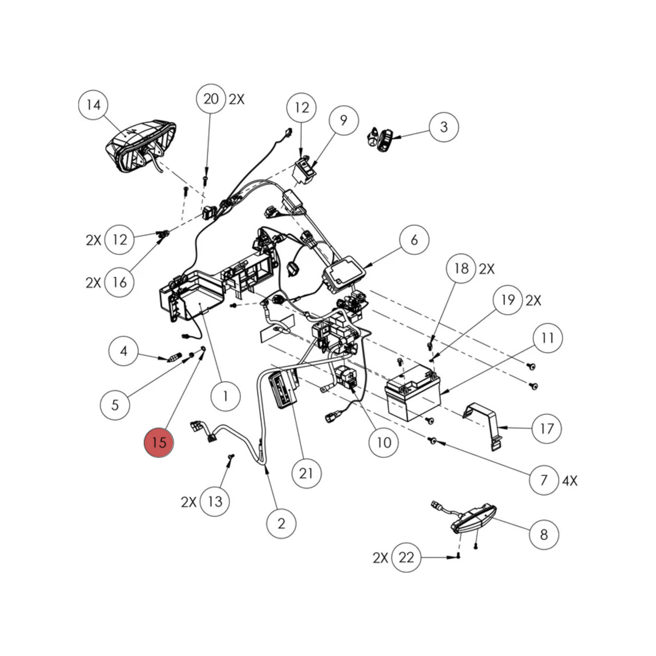 Widescape OEM Retaining Ring (DIN471 A9), TBX-01R006