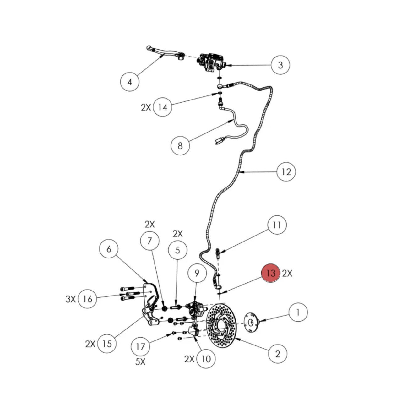 Widescape OEM Washer M8, TBX-01W010
