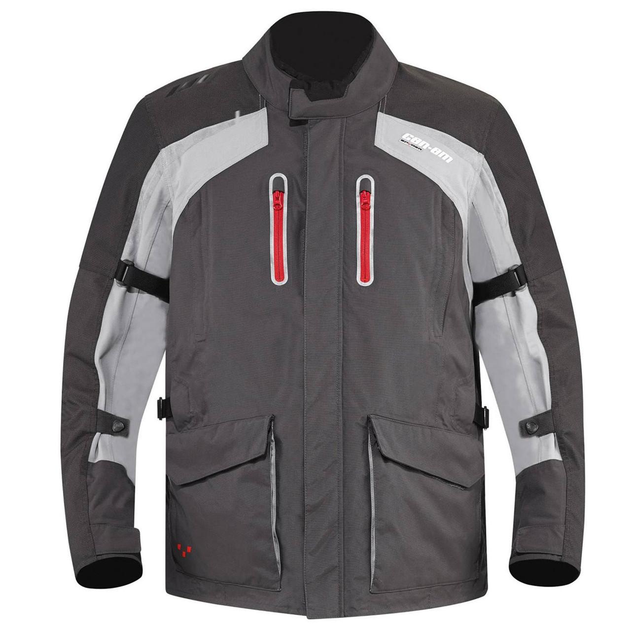 Can-Am New OEM Spyder Men's Small Charcoal Grey Voyager Jacket, 4406410407