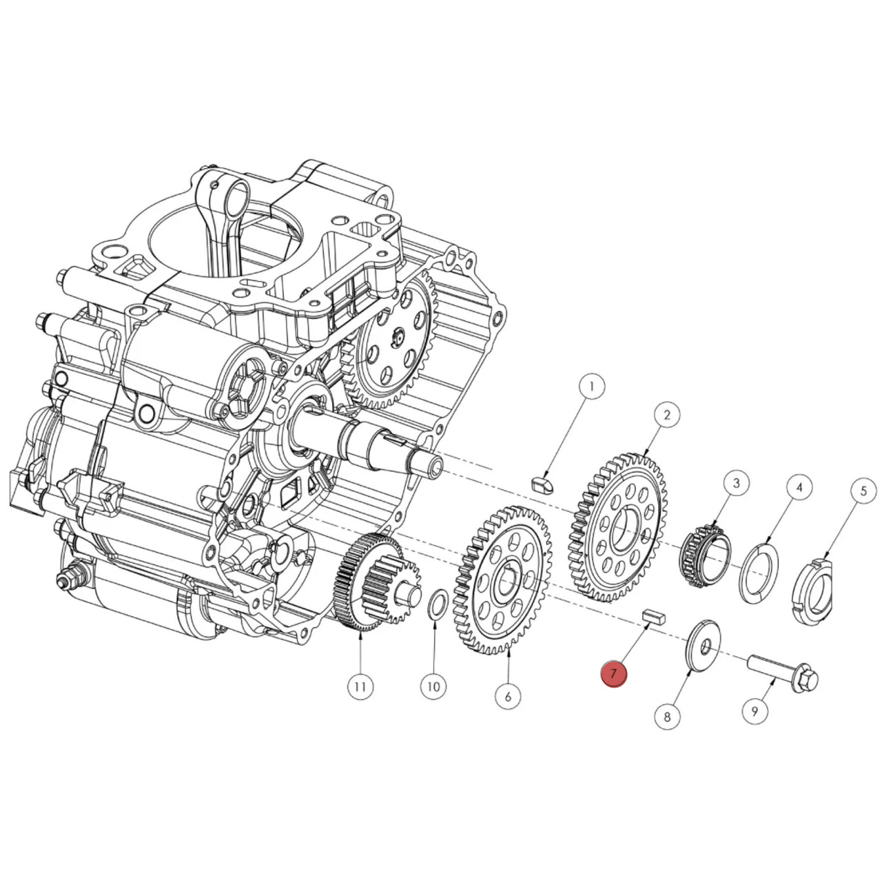 Widescape OEM Rectangle Key (5x5x12), 140104X011