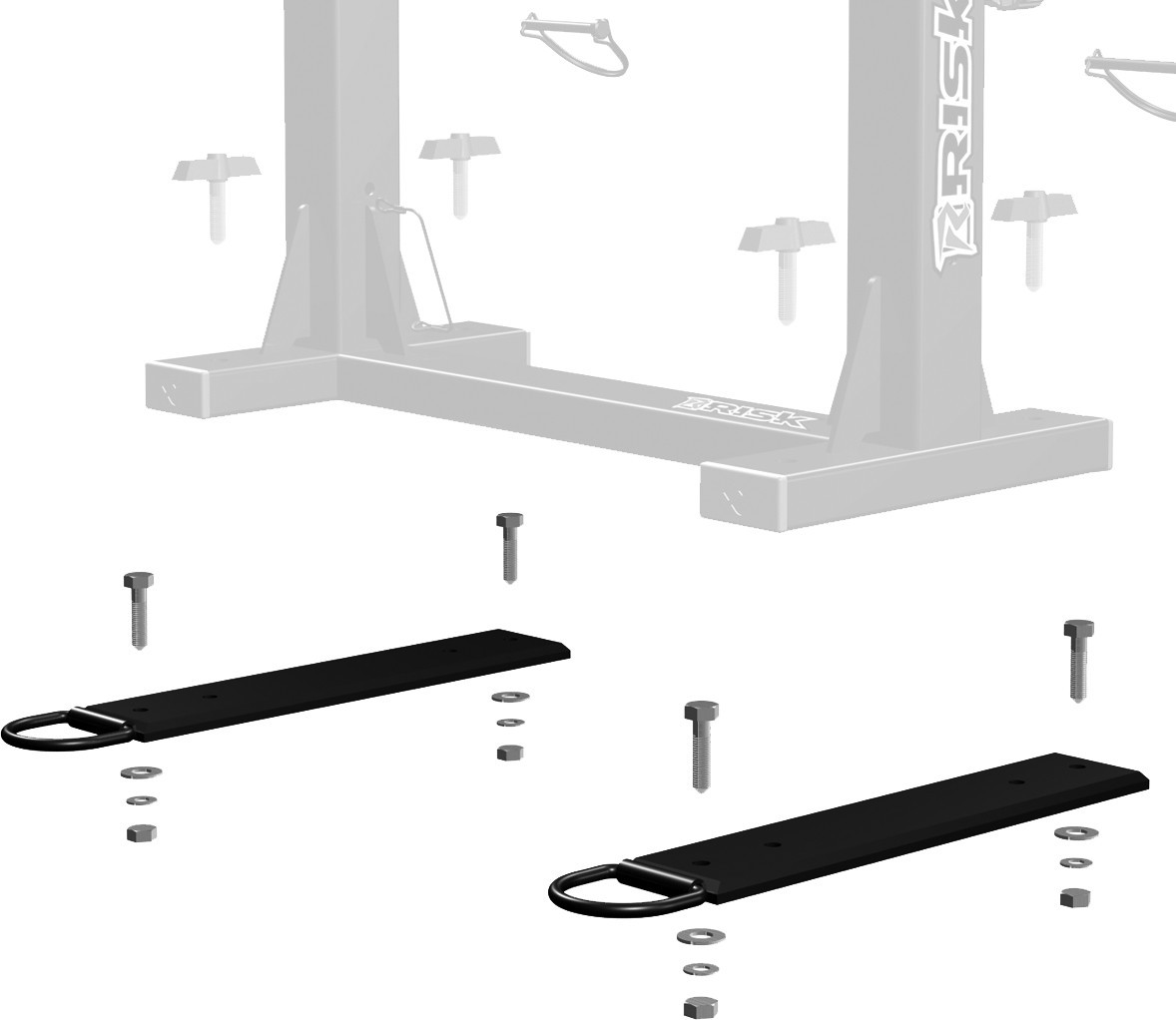 RISK RACING TRAILER PLATES, 05-1016