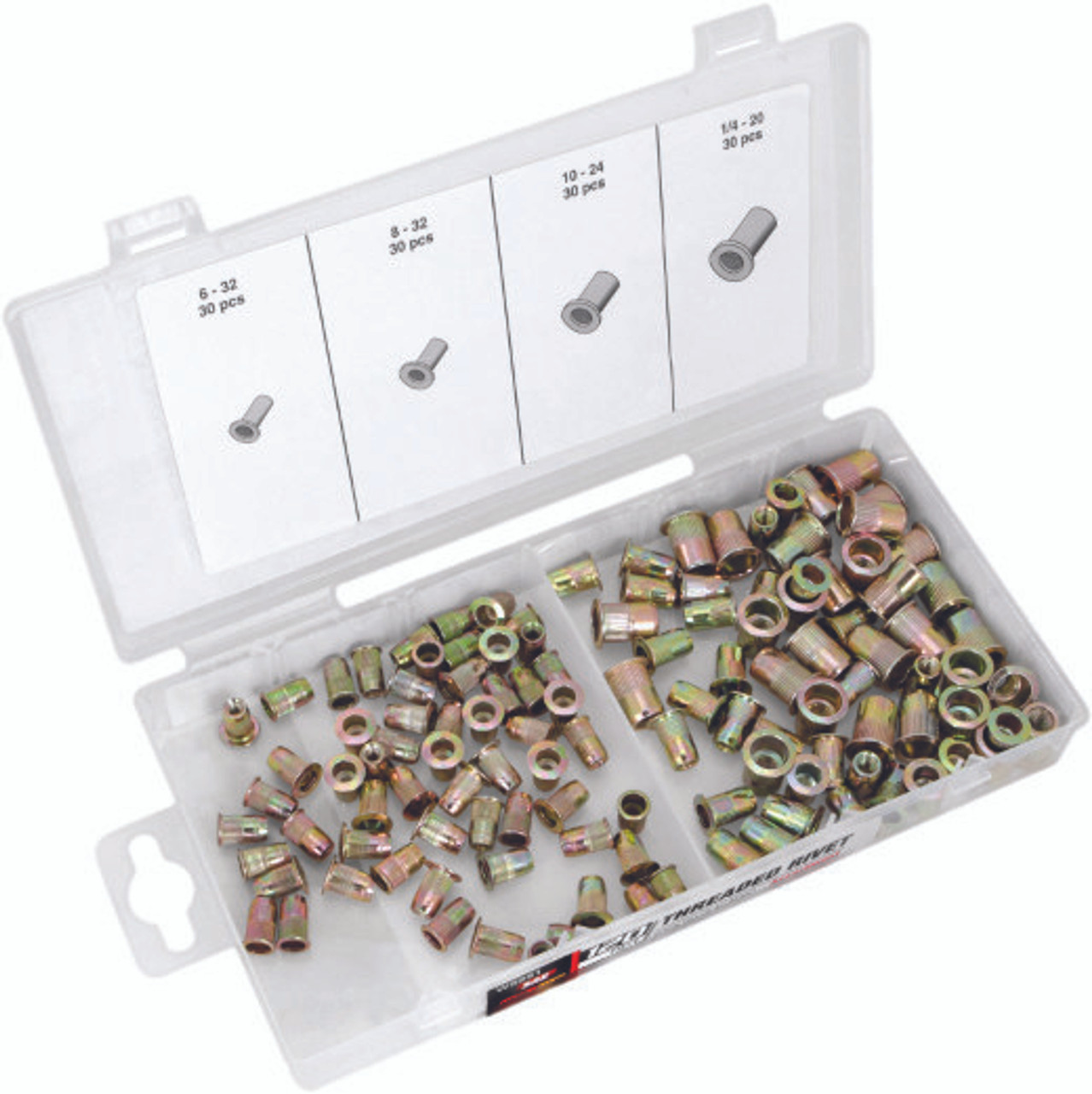 PERFORMANCE TOOL Threaded Insert Rivets, 117-1118