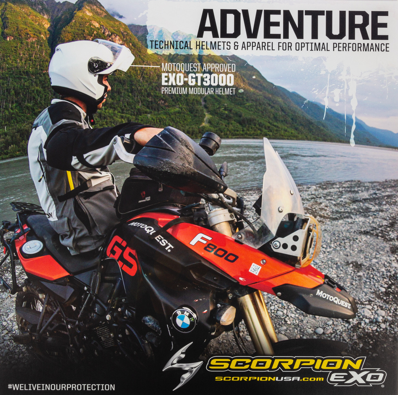 SCORPION EXO Brand Sign, 75-08250