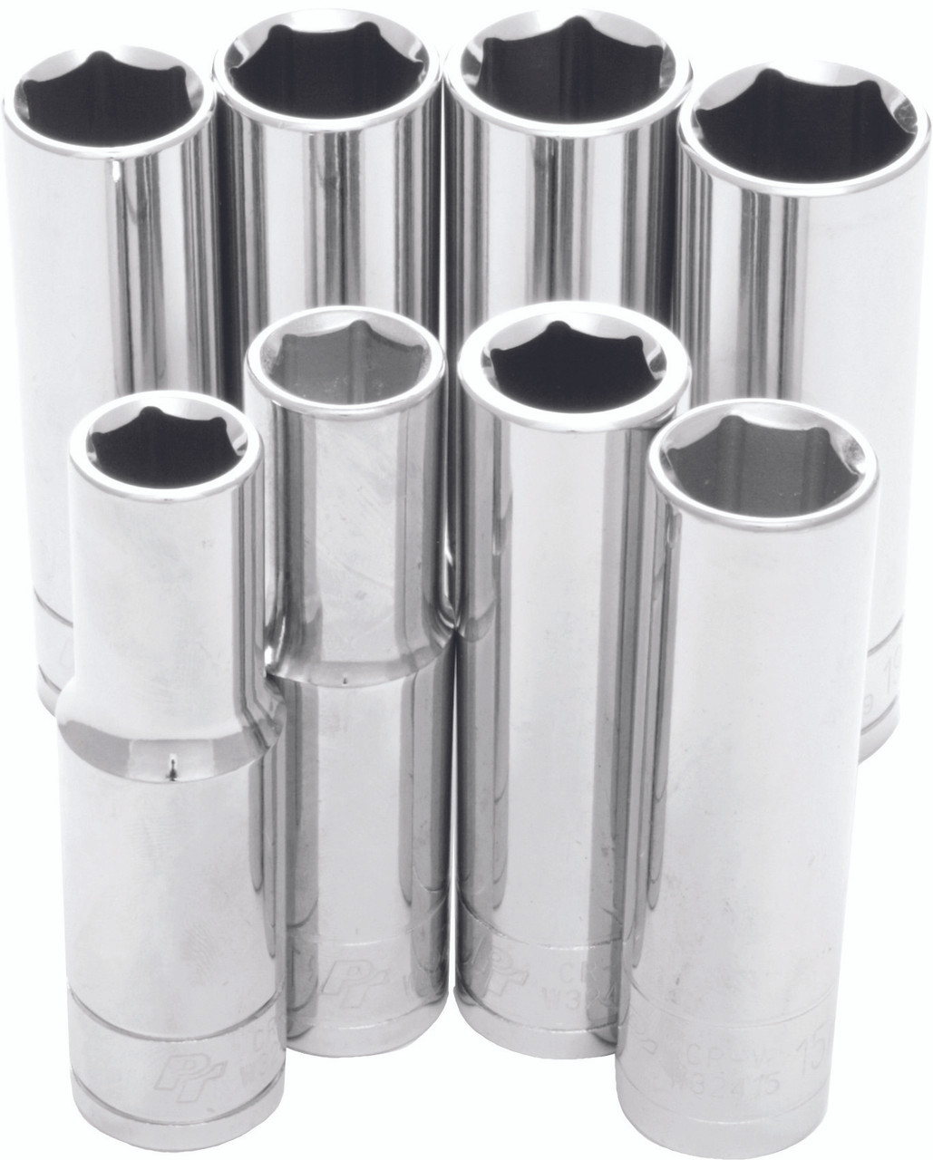 PERFORMANCE TOOL 1/2" Metric Socket Set, 117-1061