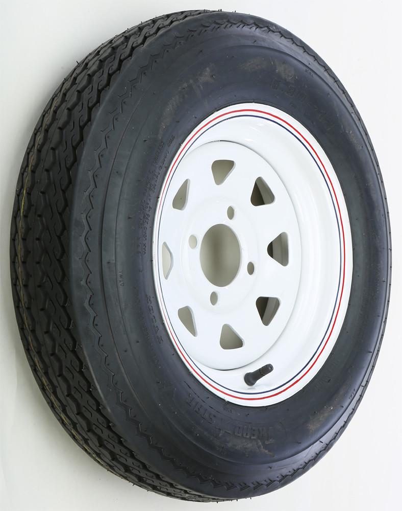 AWC Trailer Tire & 8 Spoke Steel Wheel Assembly, 58-8163