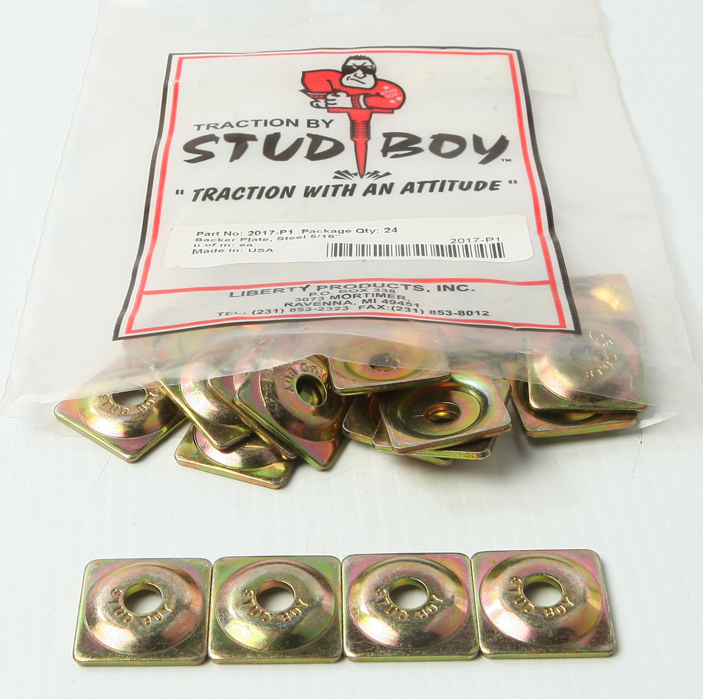 STUD BOY Square Backer Plates, 18-33938