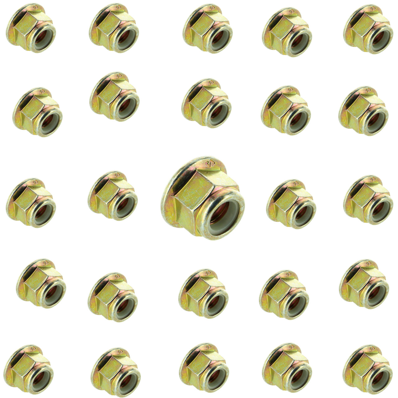 Can-Am OEM Hexagonal Flanged Elastic Nut 25 Pack, 233201414