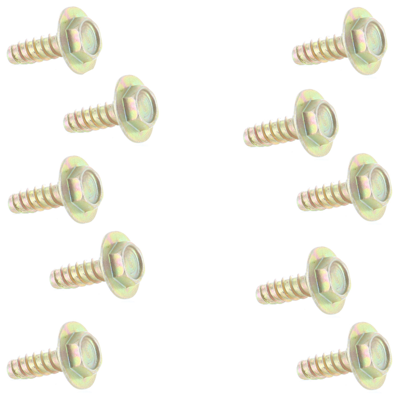 Ski-Doo OEM Hexagonal Flange Plastite Screw (M48 X 16) 10 Pack, 243141640