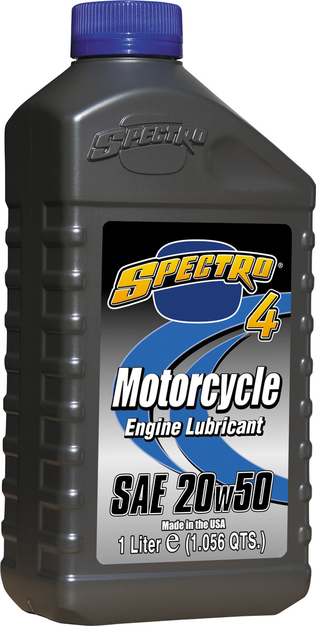 SPECTRO Premium Motorcycle Petroleum 4T Oil, 582-01031